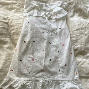 Stunning Lily Pulitzer Seersucker Embroidered Dress